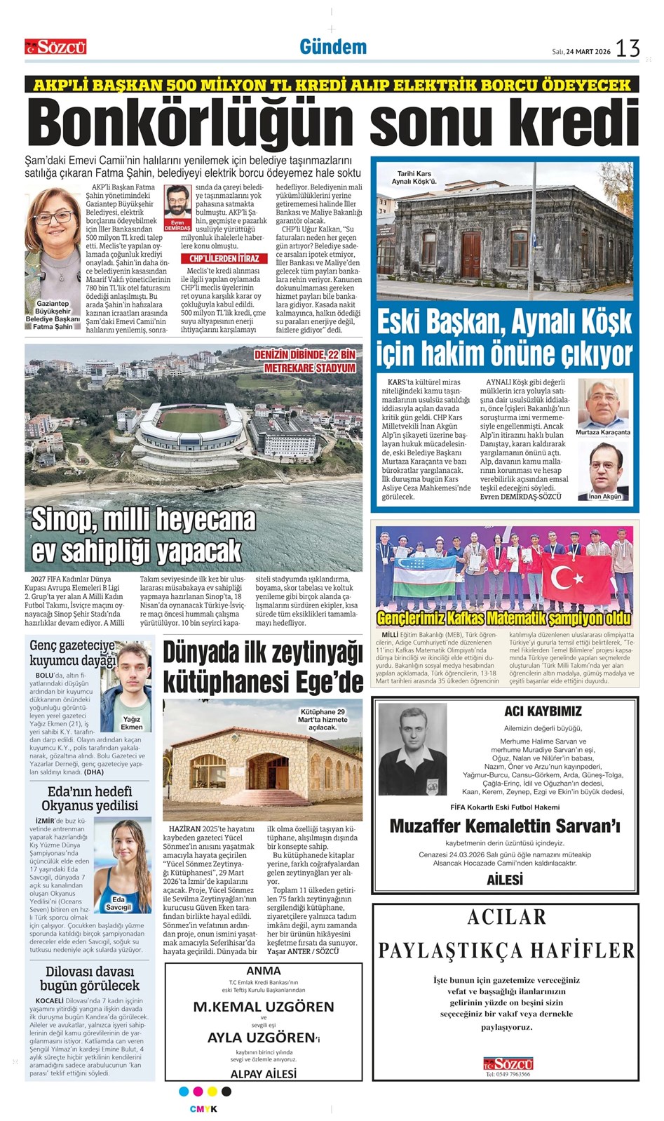 24 Mart 2026 Vefat İlanları