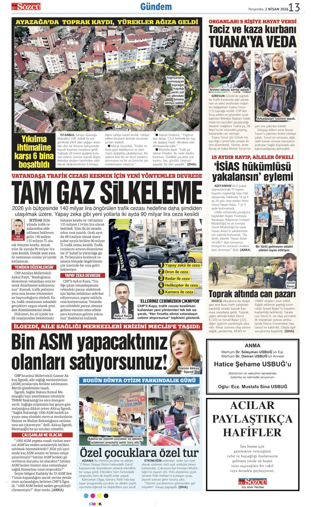 02 Nisan 2026 Vefat İlanları