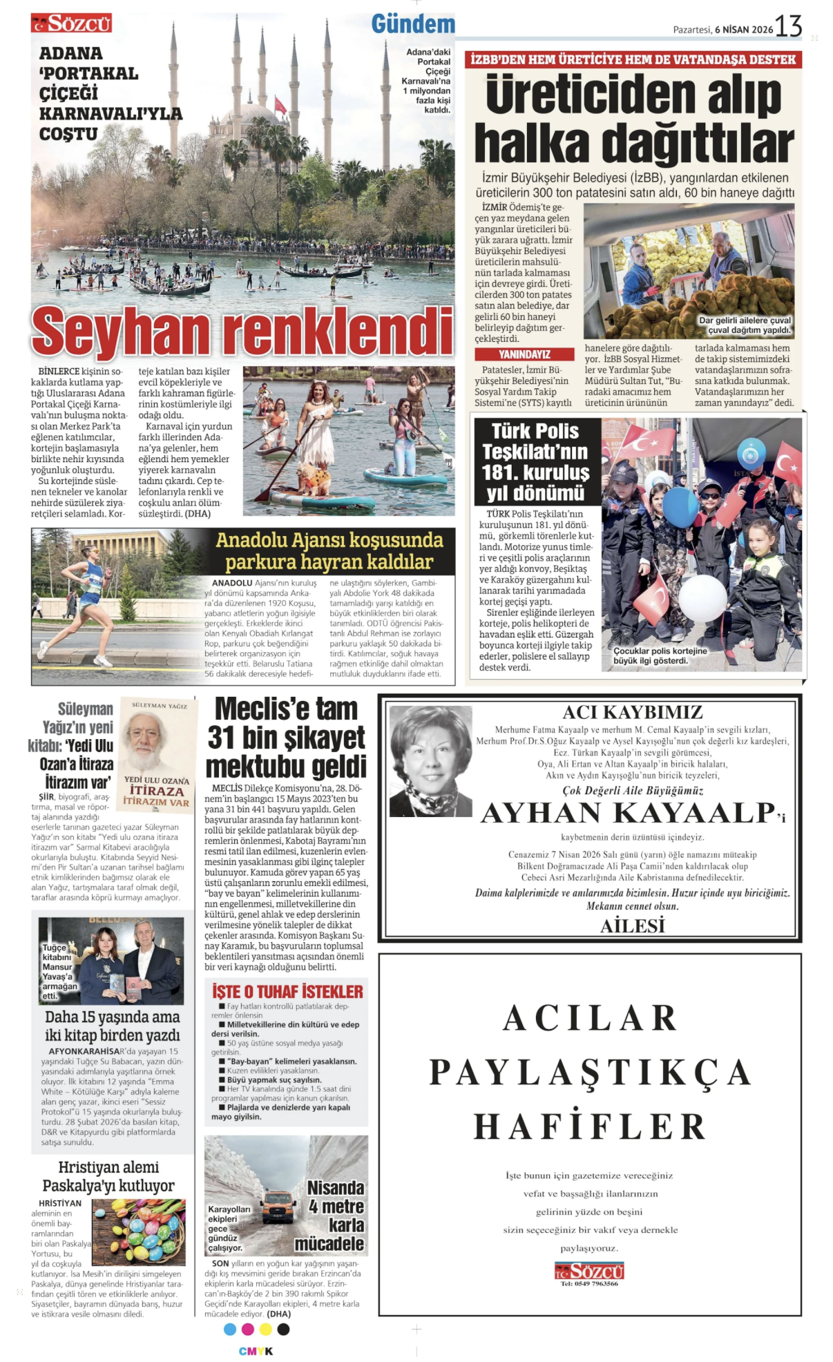 06 Nisan 2026 Vefat İlanları