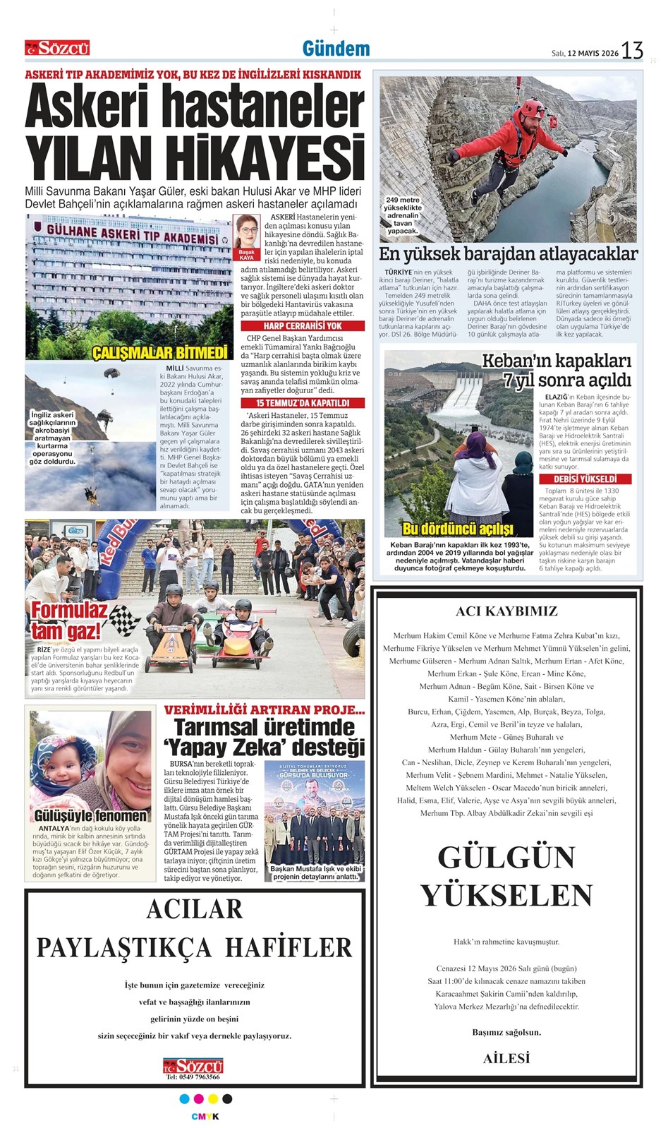 12 Mayıs 2026 Vefat İlanları